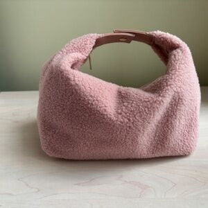 Holiday Sale! New Pink Shearling Like Bag